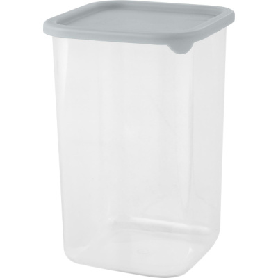 Банка для сыпучих продуктов Vanilla квадр. 1,2л с гибк.крышк. трюфель (то)