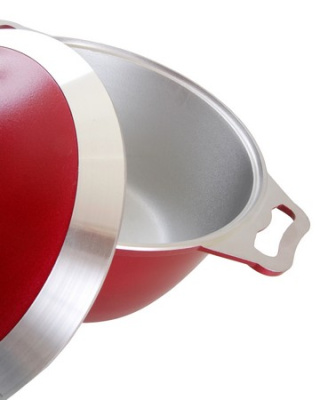 Кастрюля 8л ДП (бордо)