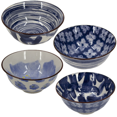 Салатник керамический Ø-16см h-7см цветной