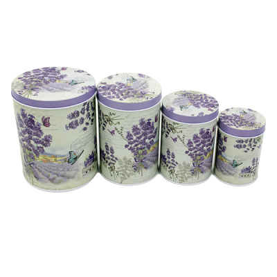 Набор банок для сыпучих продуктов 4шт (6*9см / 8*11см / 9*13см / 11*14см)