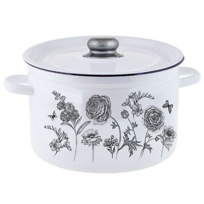 Кастрюля эмал цил Je t’aime 7,0л ТМ Appetite