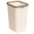 Ведро для мусора с фиксатором 33л "Tandem" (слон.кость/шоколад) (то)