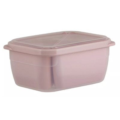 Контейнер для СВЧ 1,8л квадратный (менажница)(то)