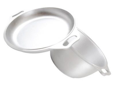 Казан с крышкой-сковородой 4л