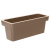 Кашпо LOFT прямоугольное 25литров OLA DOM (мокко)