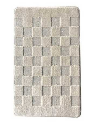 Коврик MARATHON Блок однотонный светлый беж 1 шт 60х100 L'CADESI