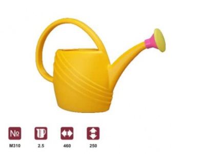 Лейка 2,5л, с рассеивателем (микс) (то)