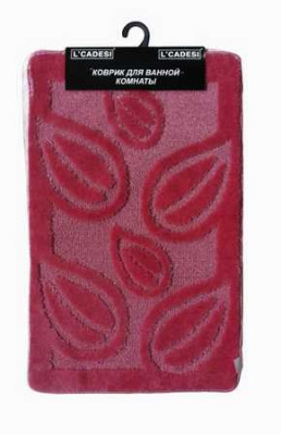 Коврик из полипропилена на латексной основе 60х100(1) L CADESI LEMIS вишневый
