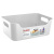 Корзинка универсальная "SCANDI", 240х170х90мм, 3,1л (белый) (то) Корзинка универсальная "SCANDI", 240х170х90мм, 3,1л (белый) (то)