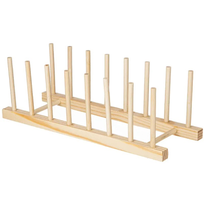 ПОДСТАВКА ДЛЯ ПОСУДЫ НА 7 МЕСТ, НАТУРАЛЬНОЕ ДЕРЕВО