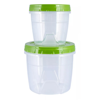 Набор банок 2шт.с закруч. крышкой 0,5л.+1л