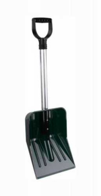 Лопата для снега из поликарб.(алюм.черенк)(345х260х65мм)(автомоб.)