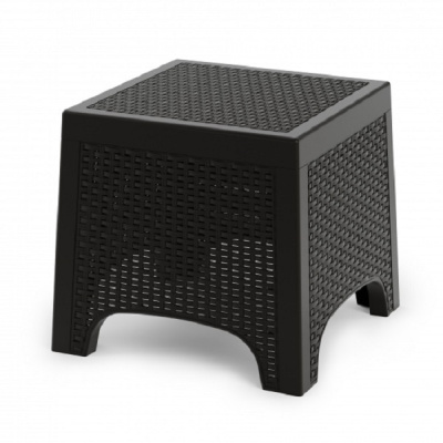 Стол "Ротанг Лайт" (435х435х395мм)(мокко) (то)