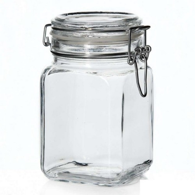 Банка с металлической клипсой КРЕМЛИН, объем 1050 мл