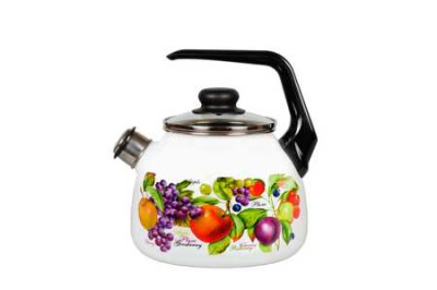 Чайник 3,0л сф. со свистком "CONFITURA