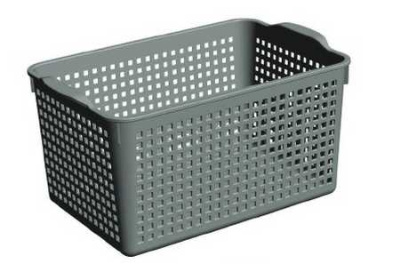 Корзинка "Лофт" 5,3л 295х185х145мм (серый) (то)