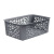 Корзина Leaves 2,3л 222х153х81мм (серый)(то)