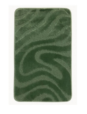 Коврик из полипропилена на латексной основе, "L'CADESI LEMIS", 50х80см из 2 штук,3014 зелёный 