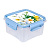 Контейнер для СВЧ 0,6л "Весенний сад" квадратный (то)