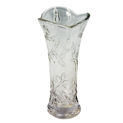 Ваза стеклянная для цветов h-18см