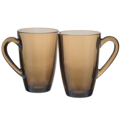 Кружка 2шт 325мл Броунз из закал.стекла