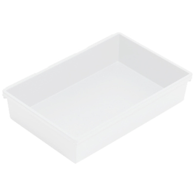 Лоток для хранения широкий 240х160х50мм (прозрачный) (то)