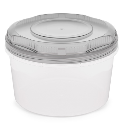 Емкость для СВЧ круглая 1,5л (микс) (то)