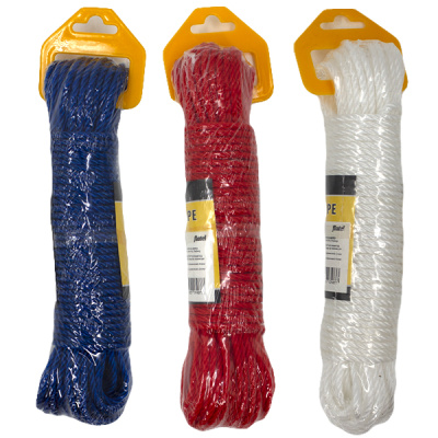 Веревка нейлоновая 4мм*20м (полиамид)