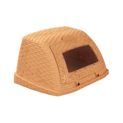 Хлебница "Плетёнка" (светло коричневый) (то)