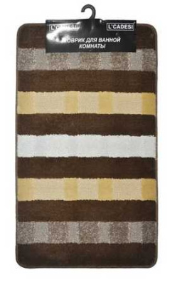 Коврик  MARATHON из пропилен. 50*80см Safari  коричневый