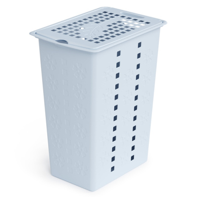 Корзина для белья "Виолетта" 30л. (голубой)(то)