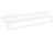 Полка настенная "Line" 50см с полотенцедержателем (белый)(хпп) (то)