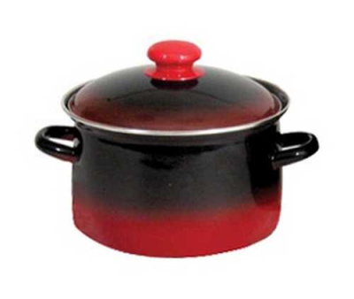 Кастрюля 5л. цилиндр. Кармен черн