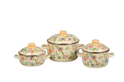 Набор из 3 пред.№07 "Луговые цветы" сферич. 1,5л, 2л, 4л.