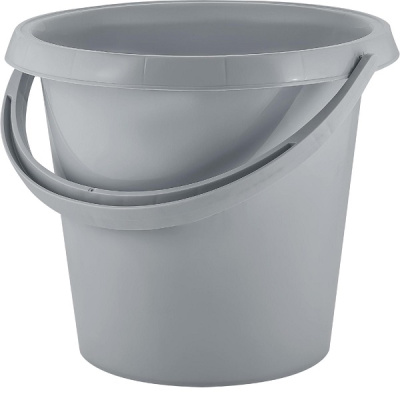 Ведро AMPARI 10л серый шторм (то)