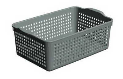 Корзинка "Лофт" 3,8л 295х185х105мм (серый) (то)
