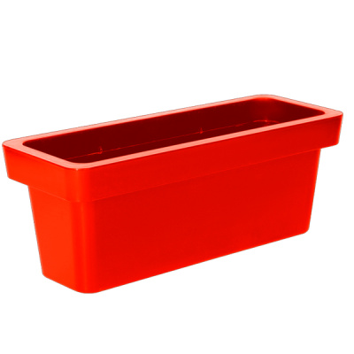 Кашпо LOFT прямоугольное 73л OLA DOM (красный)