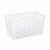 Корзина "Мираж" 290х190х150мм (белая)(то)