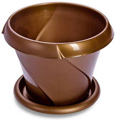 Горшок "Флориана" 0,3л Д=10см с поддоном (то)