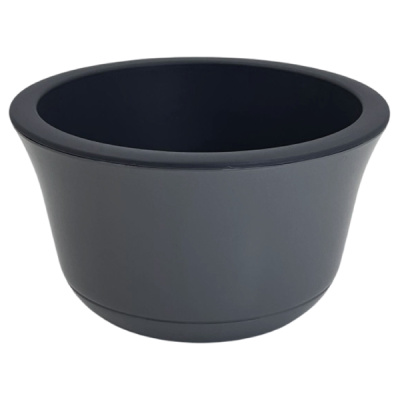 Горшок Омега 2,4л с вкладкой Серый муссон