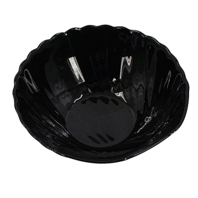 Салатник 15см РАКУШКА (дымчатое стекло)