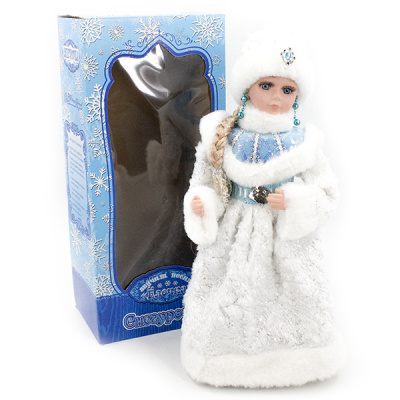 Фигурка  НОВОГОДНЯЯ декоративная "Снегурочка"  40см