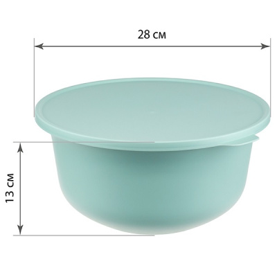 Миска ТЭСТИ 4,3л с крышкой (то)