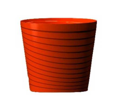 Горшок "Верона", D17 без поддона 2,7л терракот (то)