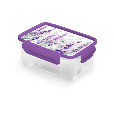 Контейнер для СВЧ 0,75л Lavender прямоугольный (то)