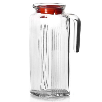 Кувшин с красной крышкой ФРИГО-F&D 1000 мл