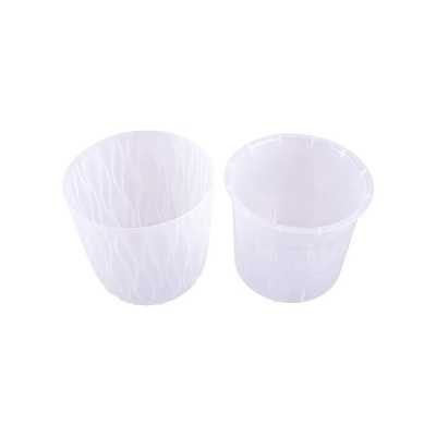 Горшок для орхидей с дренажной вставкой Desert 2,3л (d157, h152мм)(прозрачный) (то)