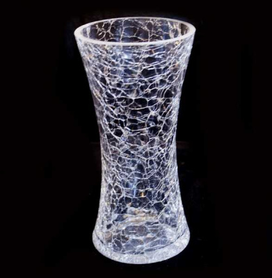 Ваза стеклянная для цветов h-20см