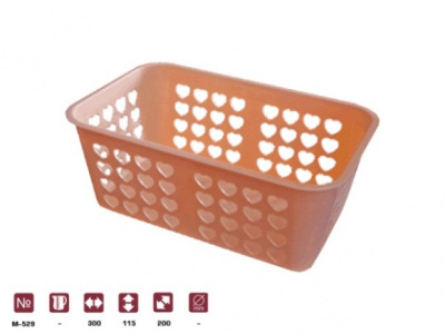 Корзина "Вдохновение" 300х200х115мм микс (то)