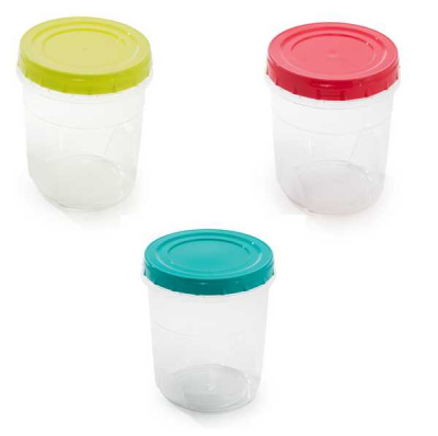 Банка с закруч.крышкой 1,3л. для сып.продуктов и СВЧ